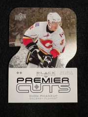 2008-09 UD Black Diamond Premier Die-Cut #PDC27 Dion Phaneuf Flames